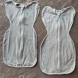 Love To Dream SwaddleUp Sleep Sacks - Neutral Matching Set of 2, Size Small